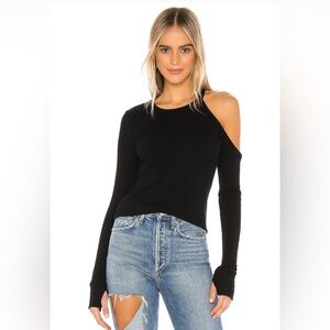 Michael Lauren Camley Top in Black Size L